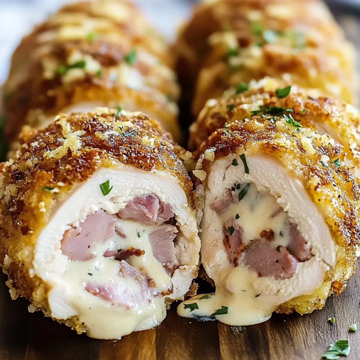 Easy Chicken Cordon Bleu Recipe with Creamy Dijon Sauce