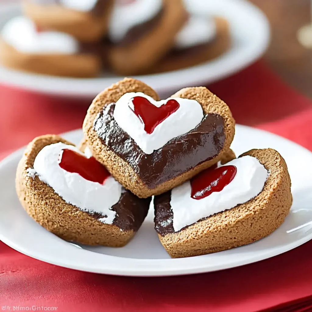 Valentine’s Day Heart S’mores