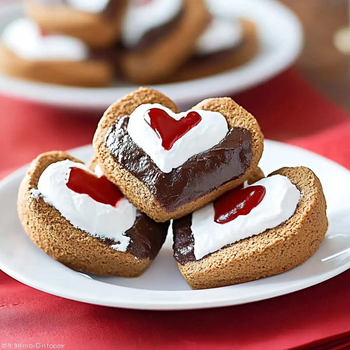 Valentine’s Day Heart S’mores