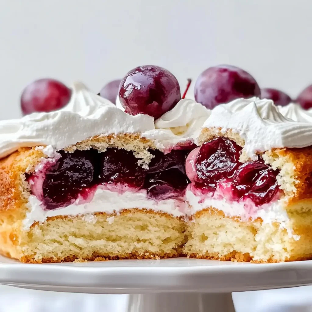 Plum Meringue Cake
