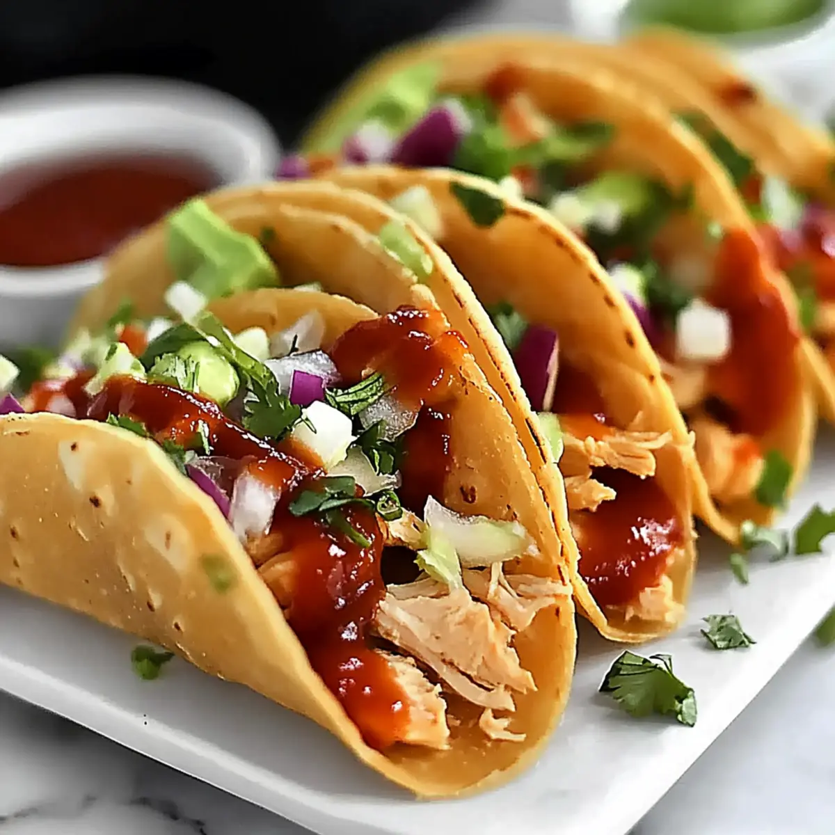 Chicken Wonton Tacos