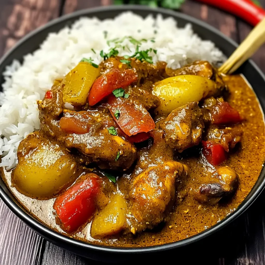 Authentic Jamaican Curry Chicken