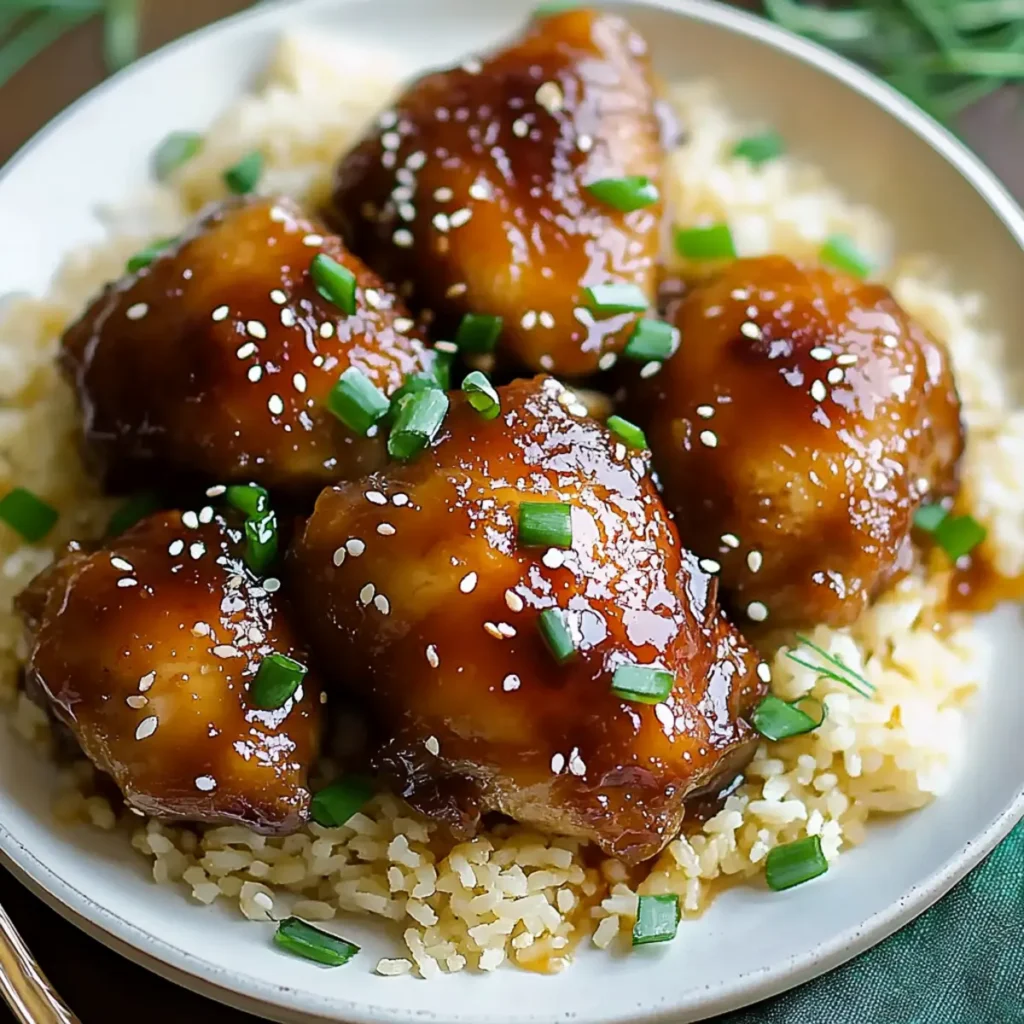 Crockpot Chicken Thigh Pot Roast with Savory Honey Sauce