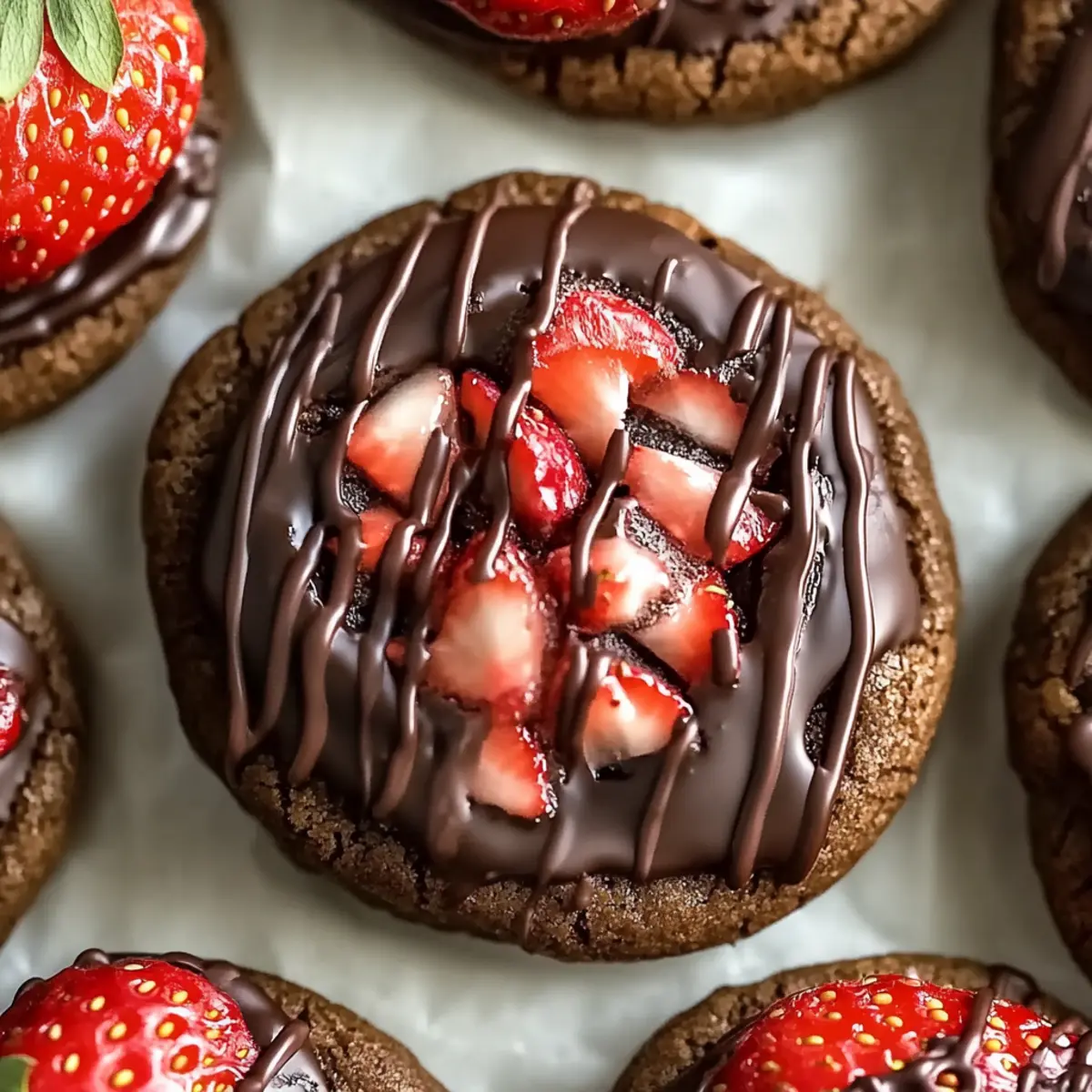 Chocolate Covered Strawberry Cookies