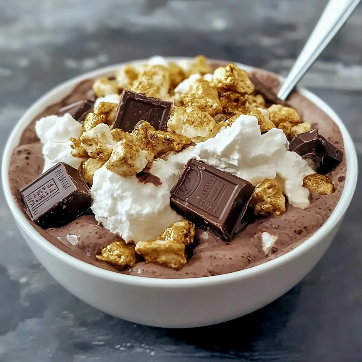 Double Chocolate Protein S'mores Bowl