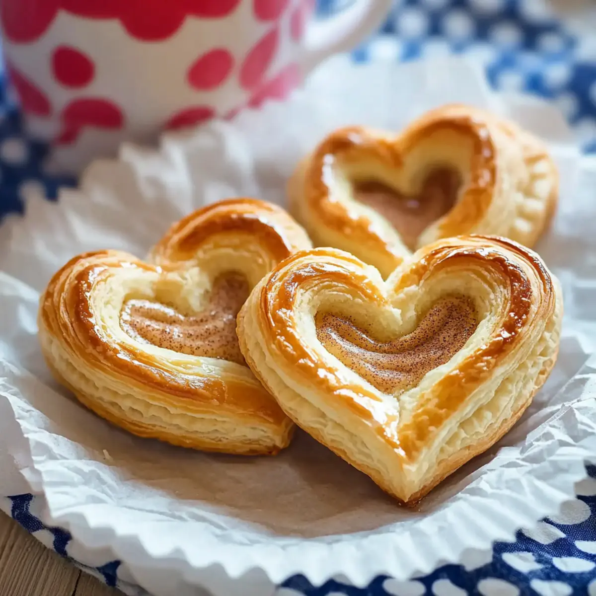 Delicious Cinnamon Puff Pastry Hearts Recipe in 25 Minutes
