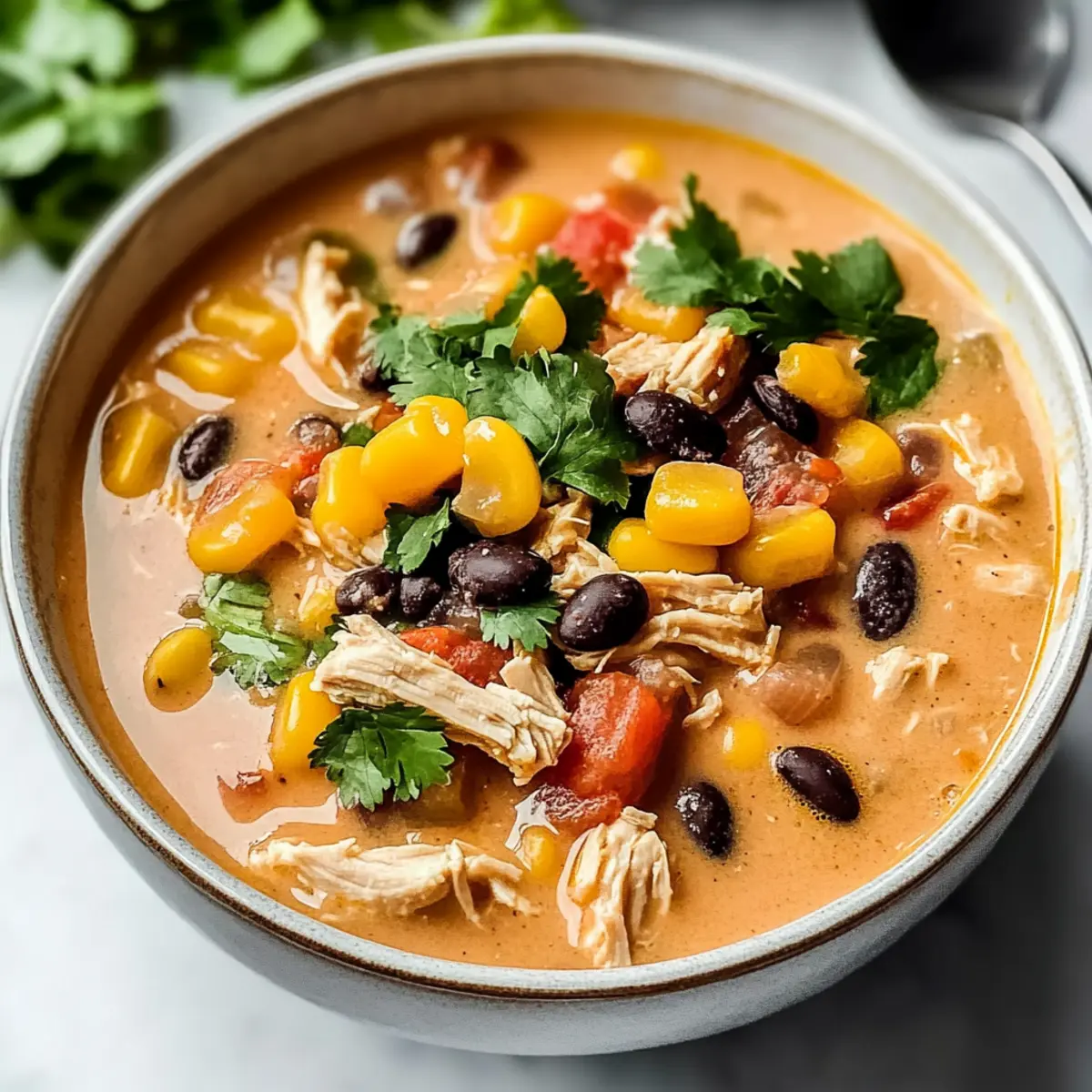 Easy Chicken Taco Soup