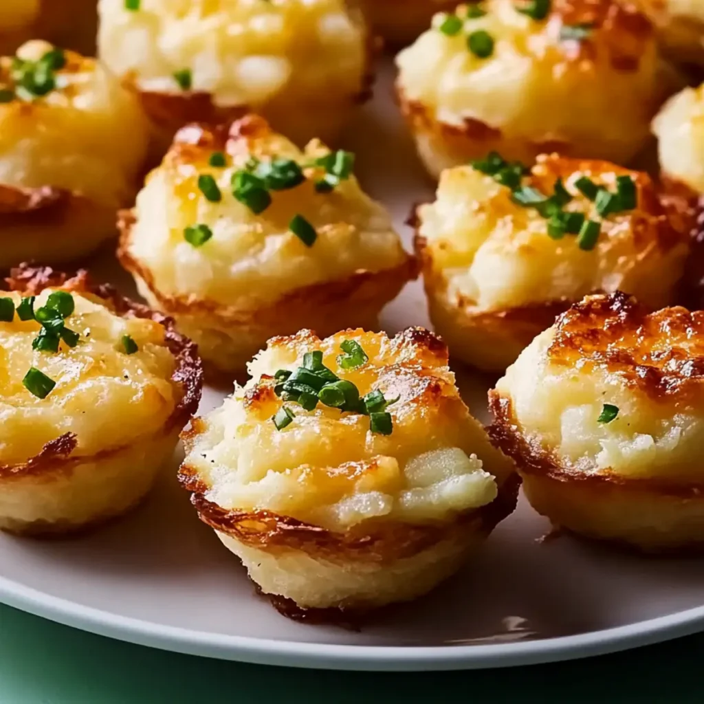 Cheesy Mashed Potato Puffs