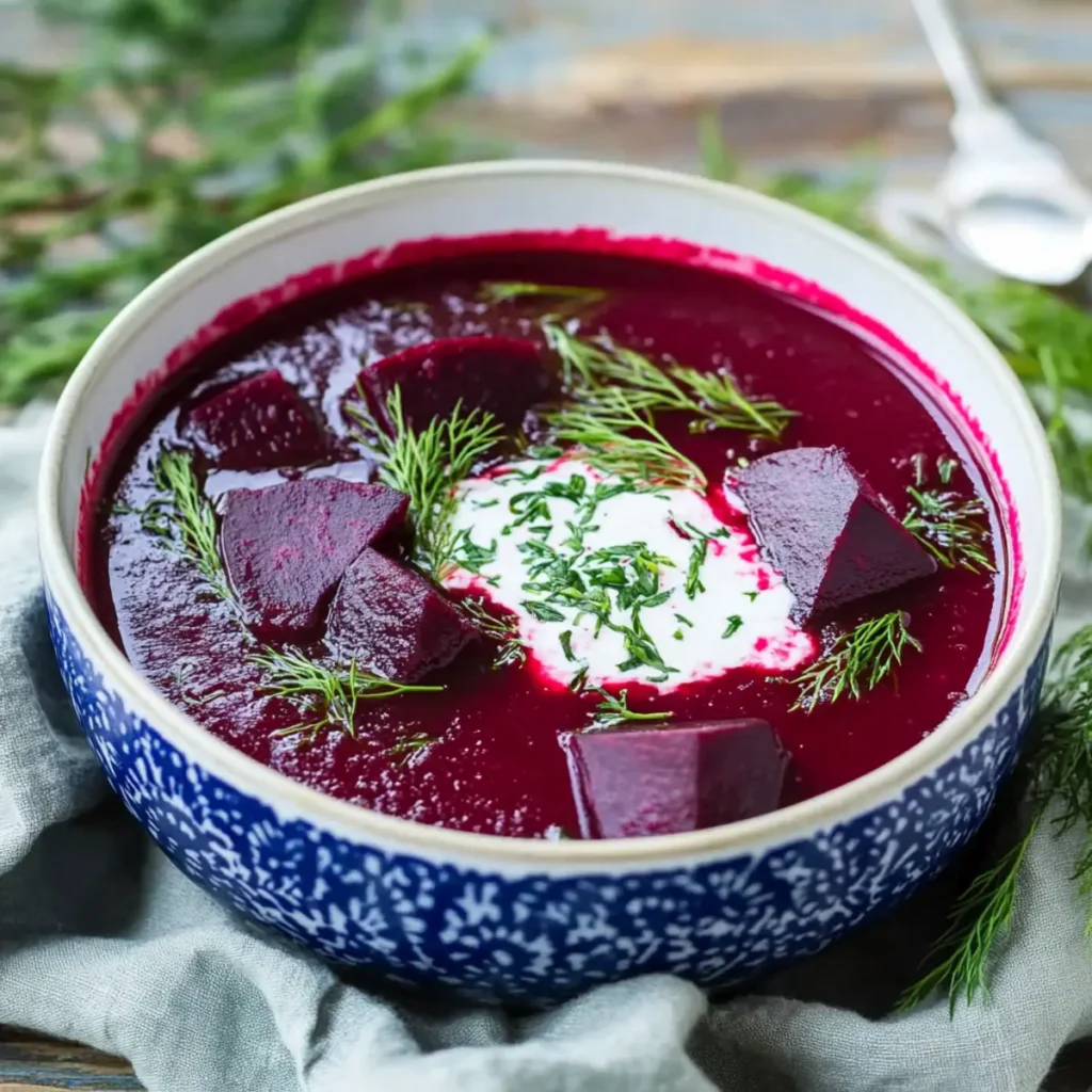 Deliciously Simple Beet Soup