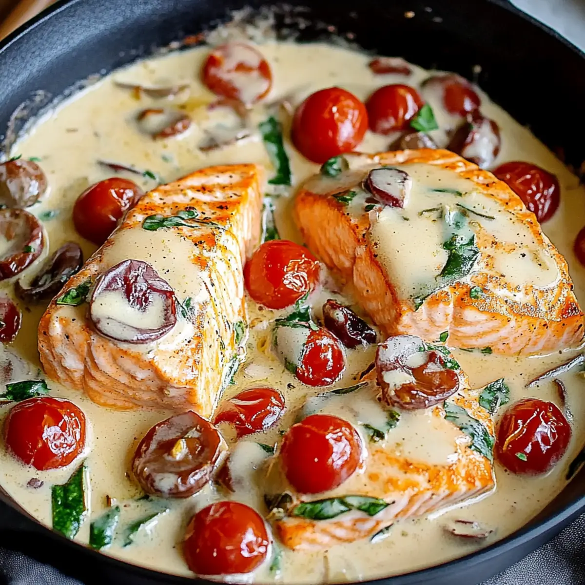 Creamy Tuscan Salmon