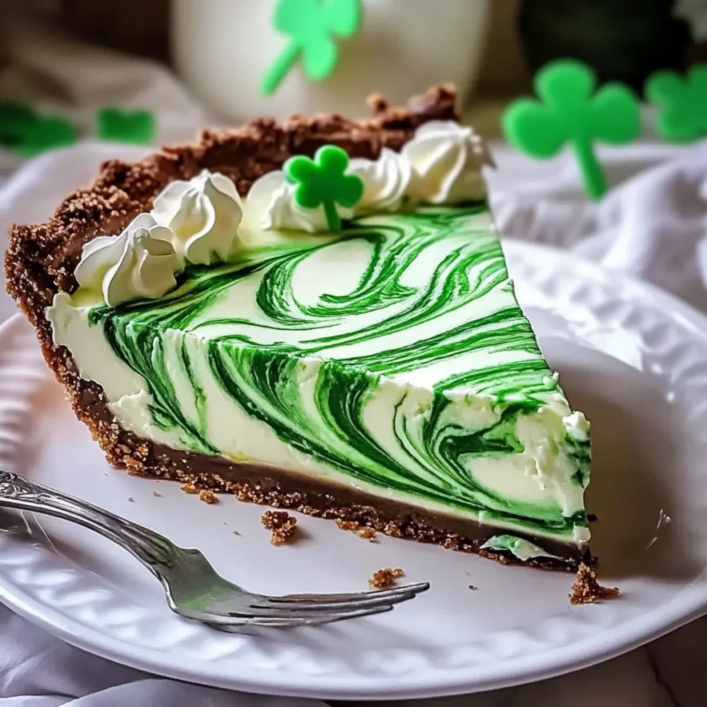 Shamrock Swirl Pie