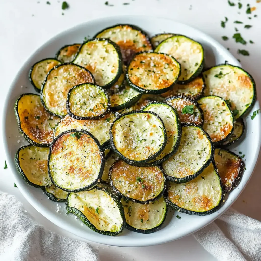 Crispy Baked Healthy Zucchini Chips Recipe in Under 35 Minutes