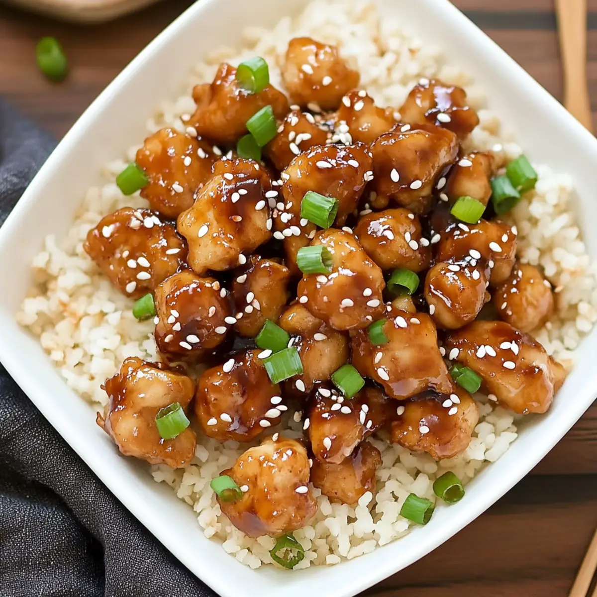 Healthy Sesame Chicken