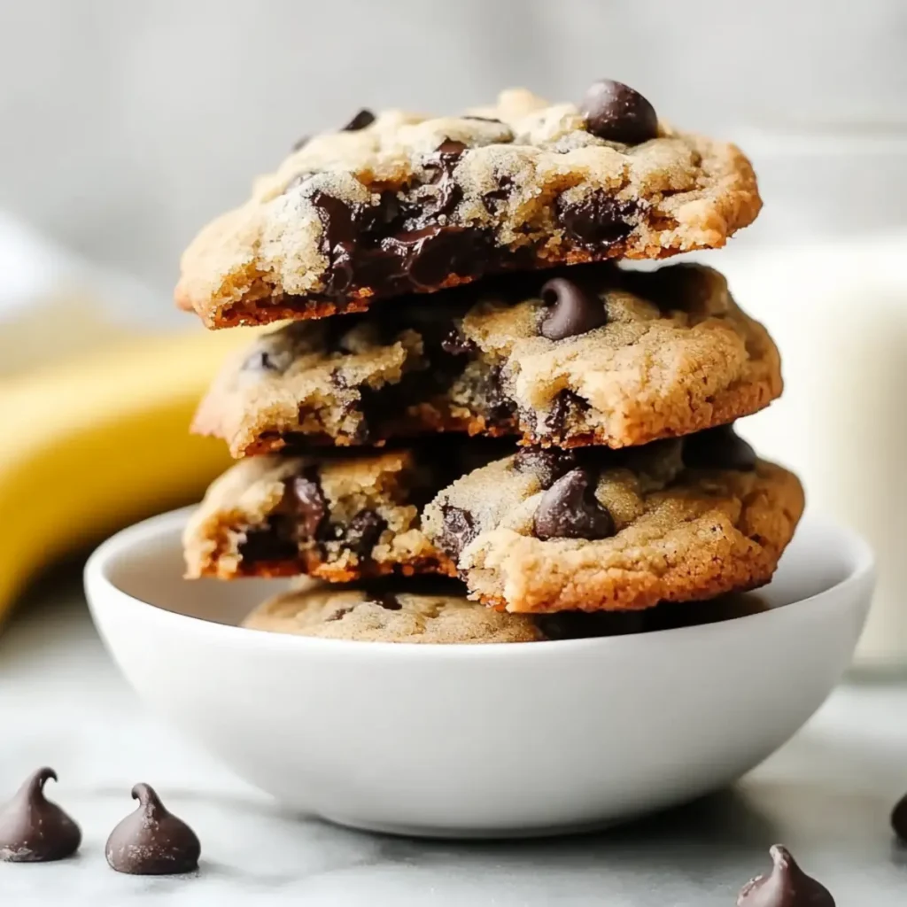 Chocolate Chip Banana Bread Cookies
