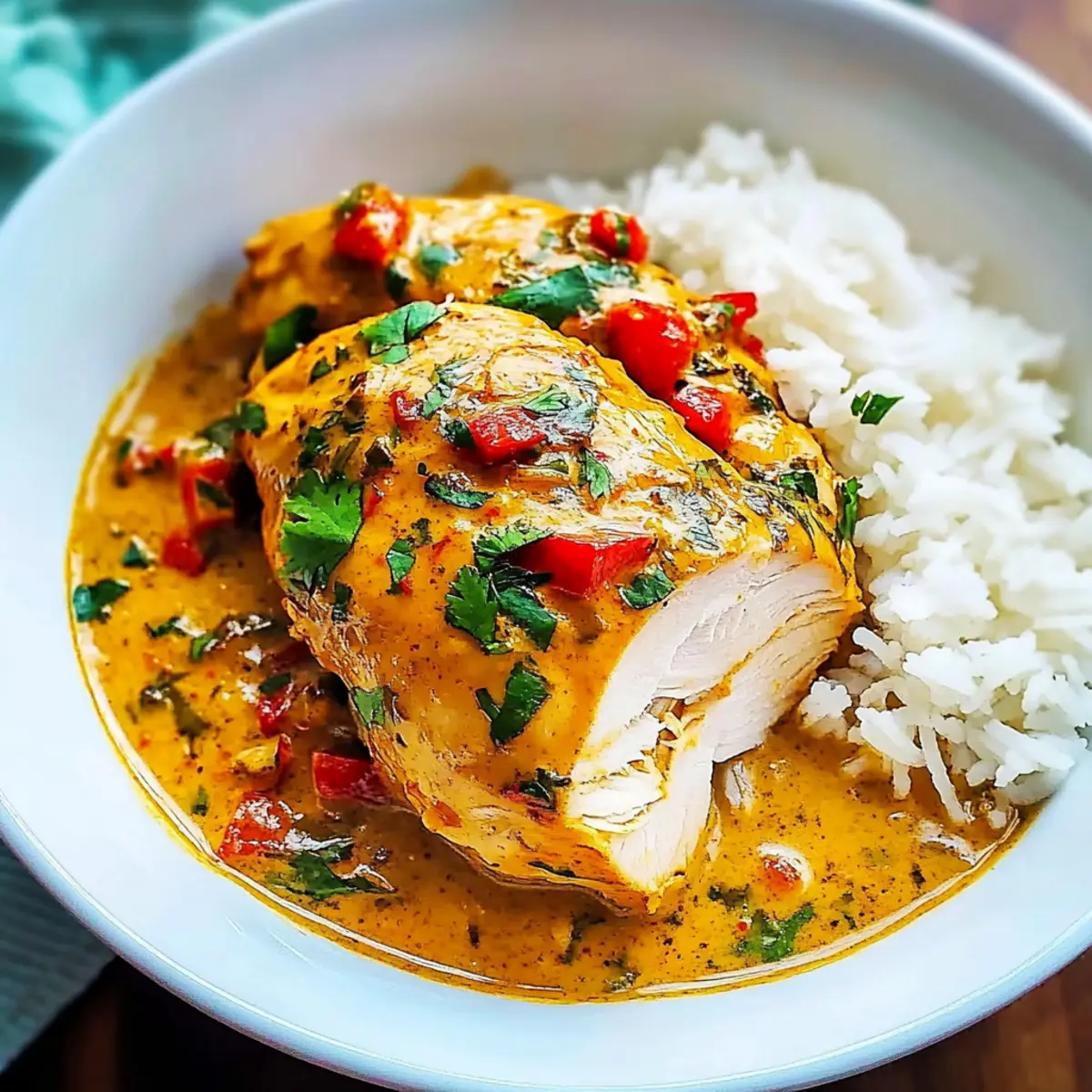 Spicy Brazilian Coconut Chicken