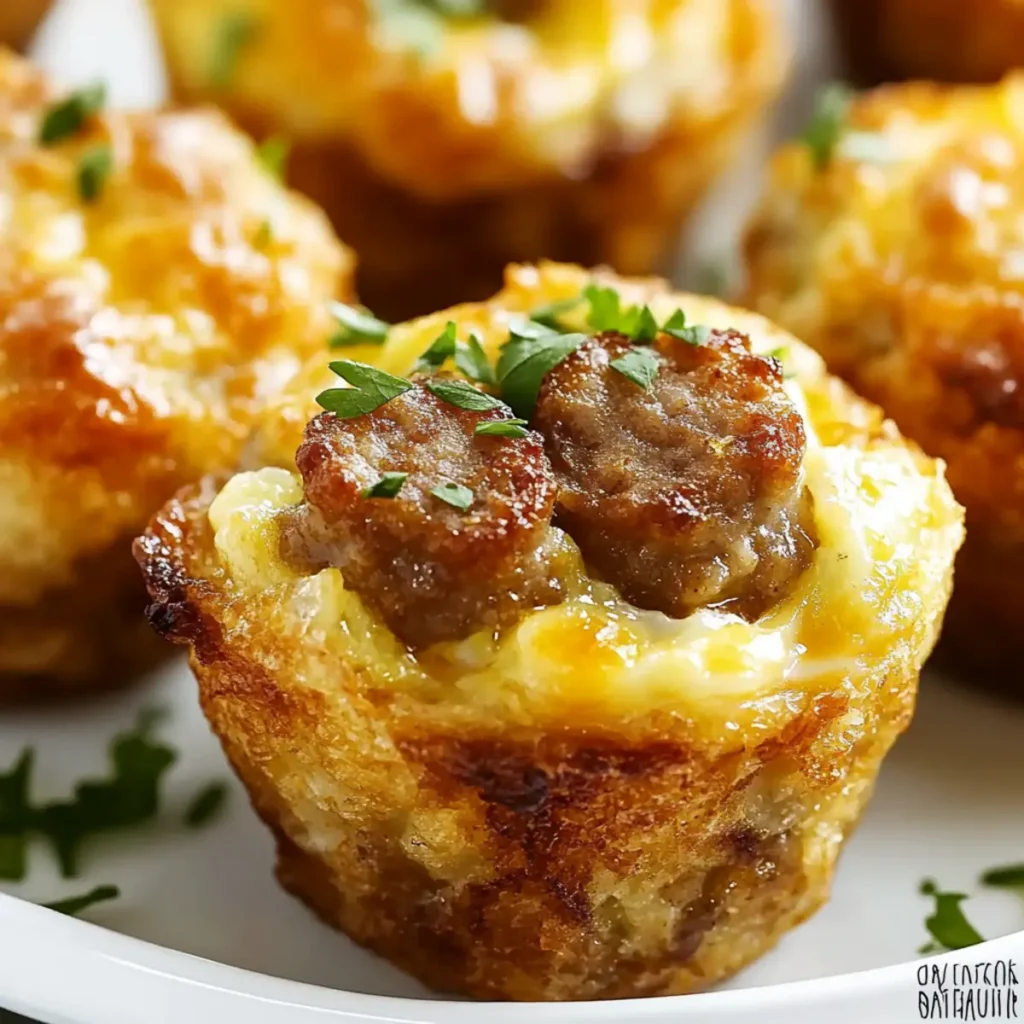 Savory Sausage & Egg Breakfast Bites
