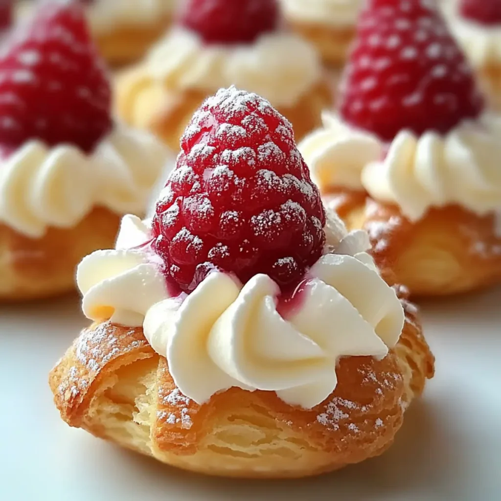 Choux à la Crème de Framboise