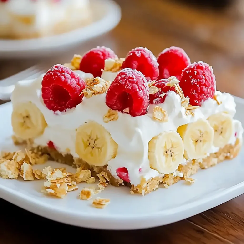No-Bake Banana Split Dessert