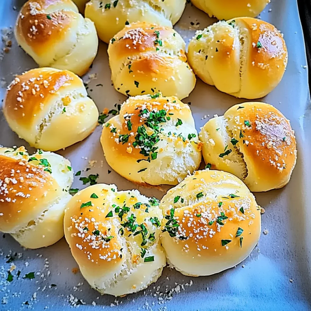 Garlic Parmesan Dinner Rolls