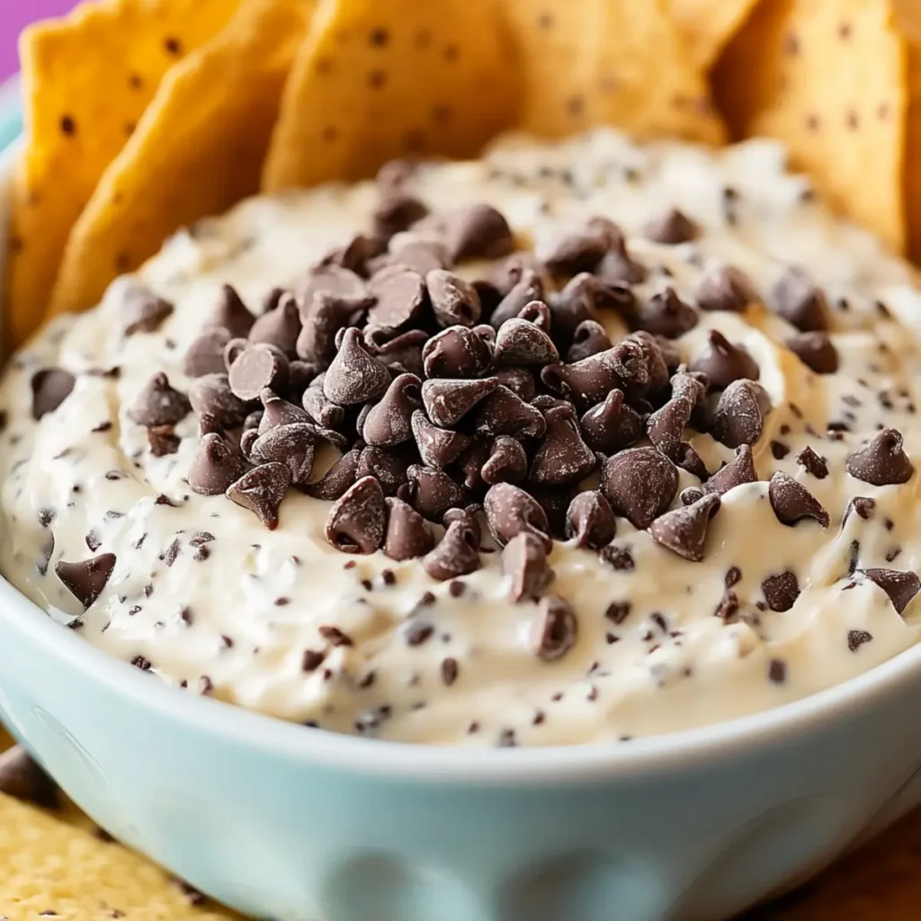 Chocolate Chip Cheesecake Dip