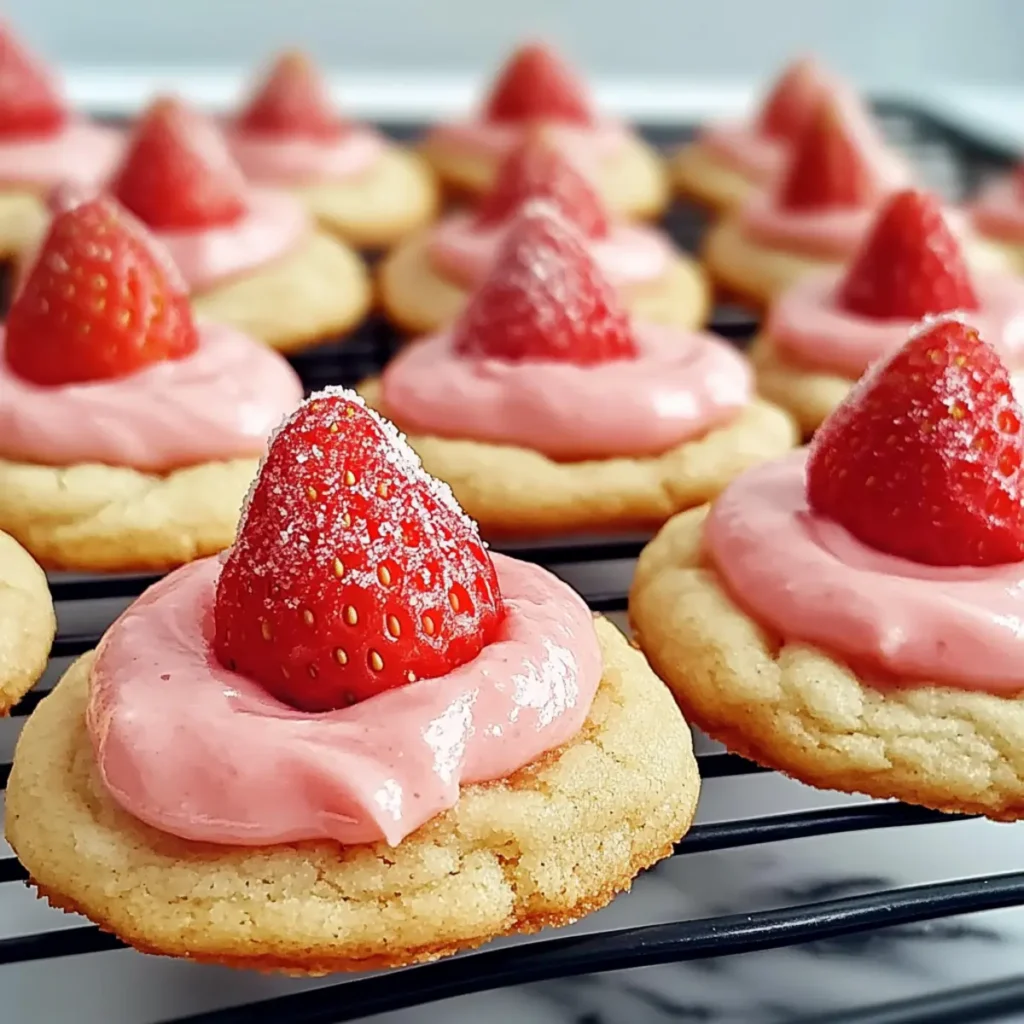 Strawberry Kiss Cookies