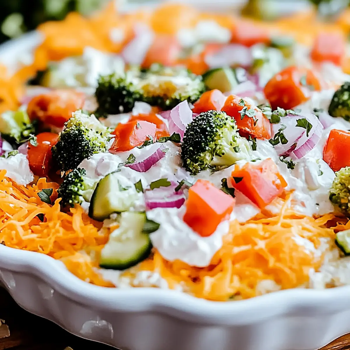 Delicious Veggie Pizza Dip Recipe: Easy Appetizer for Any Party