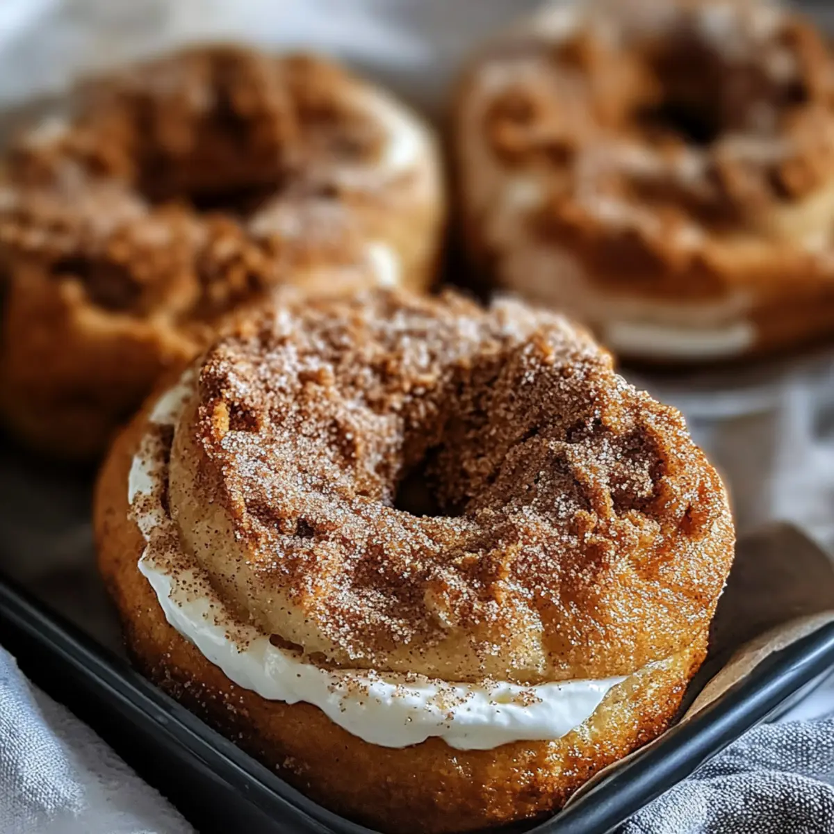 Apple Cinnamon Greek Yogurt Bagels