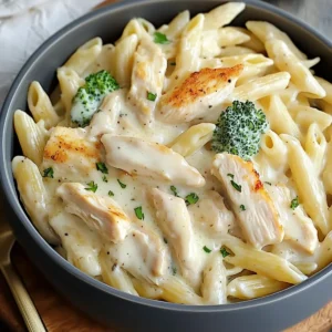 Chicken Penne Alfredo Comfort Bowl