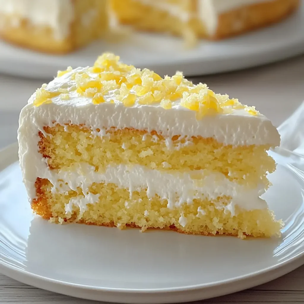 Lemon Cake Mix Cake