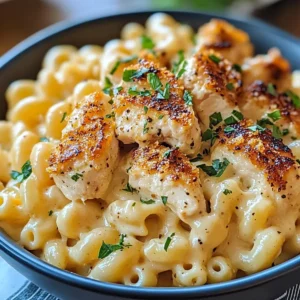 Honey Pepper Chicken Mac and Cheese