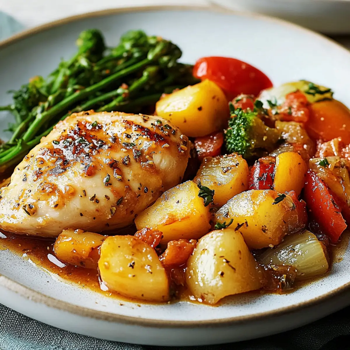 Healthy Chicken and Veggie Dinner