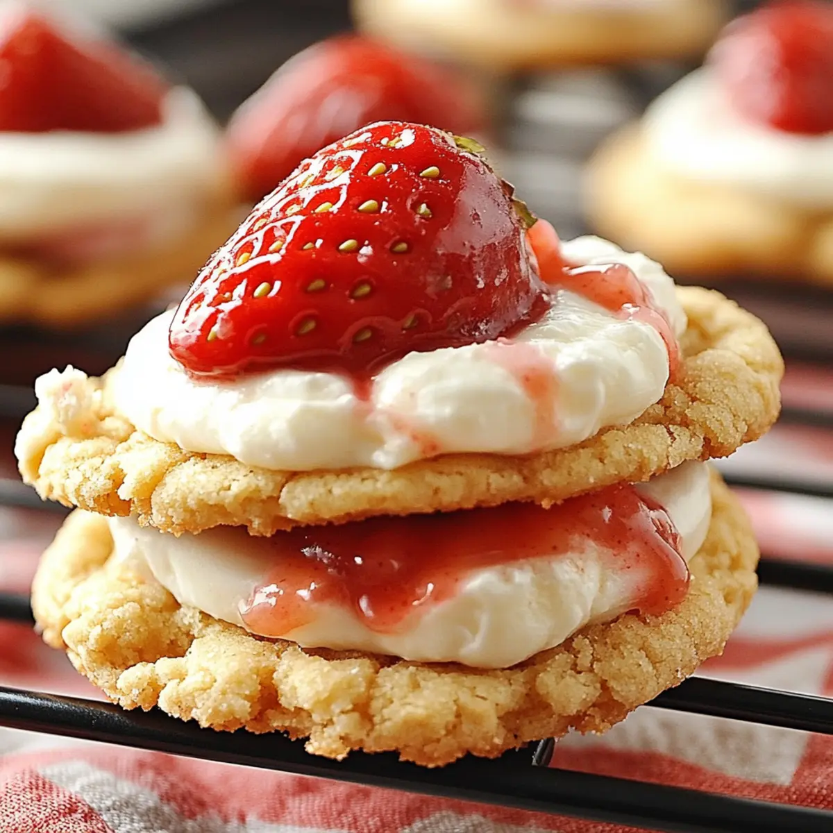 Strawberry Shortcake Cookies