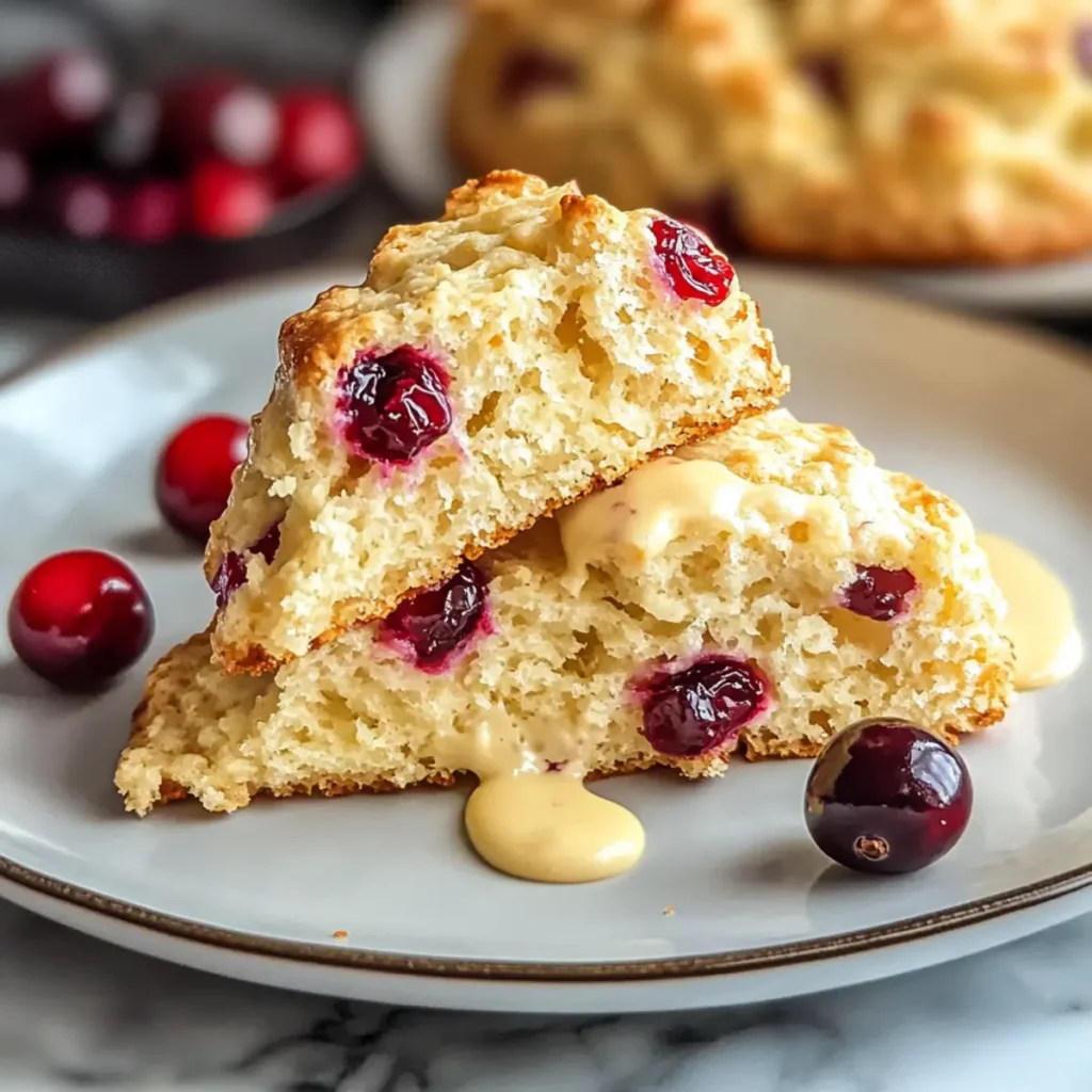 Cranberry Orange Scones