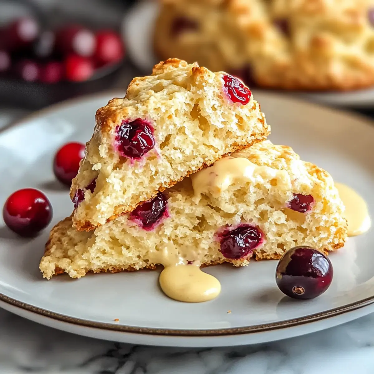 Cranberry Orange Scones