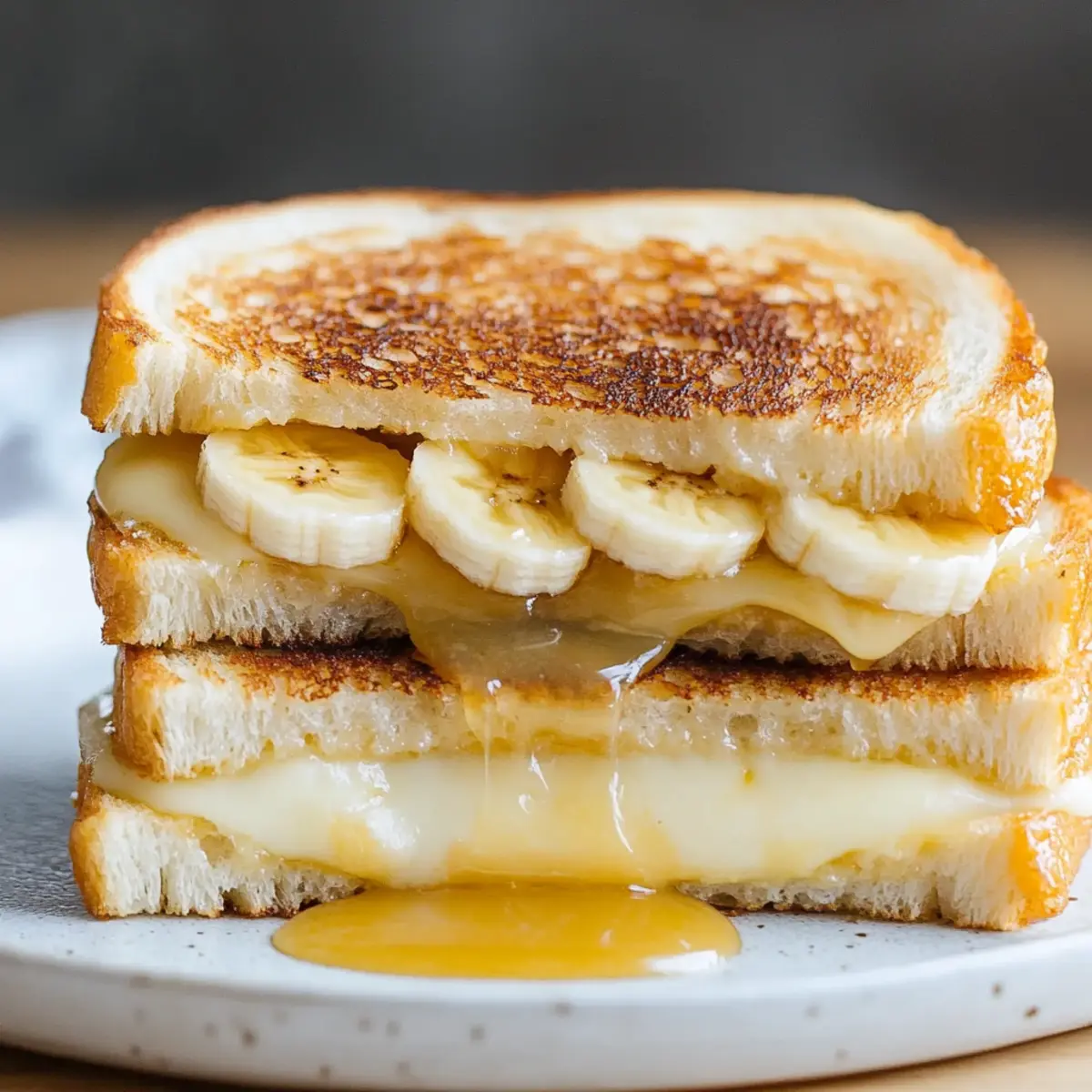 Honey Banana Grilled Cheese