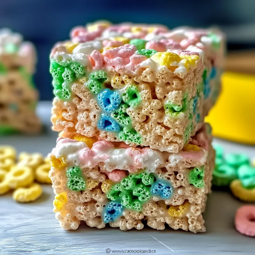 Lucky Charms Rice Krispie Treats