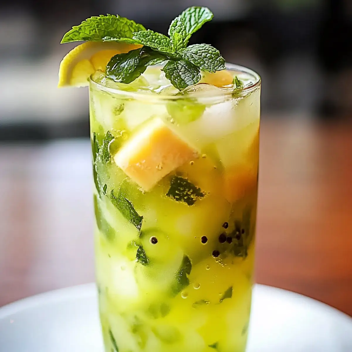 Tropical Iced Green Tea