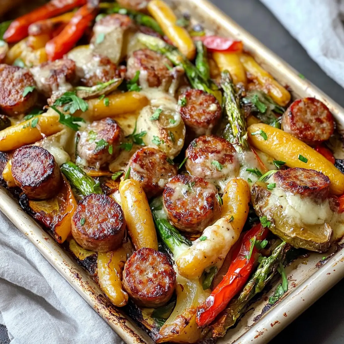 Sheet Pan Sausage Dinner