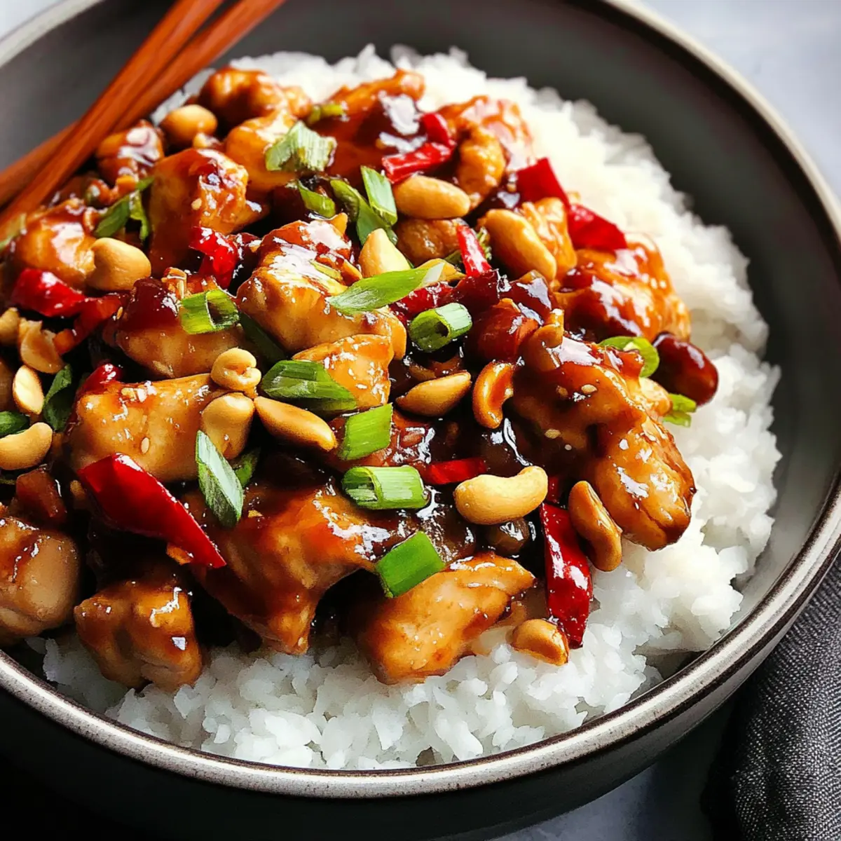 Crockpot Kung Pao Chicken