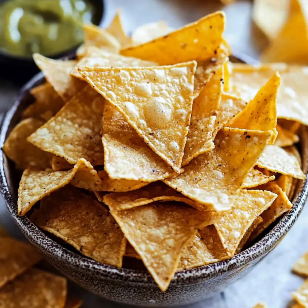3 Ingredient Homemade Tortilla Chips