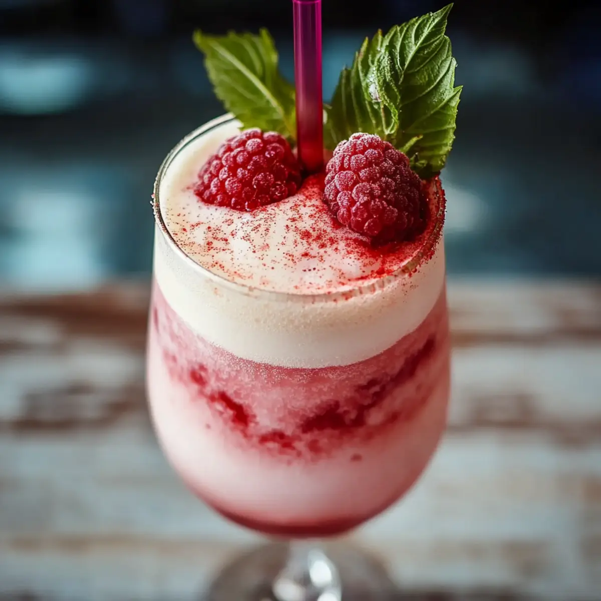 Raspberry Colada Cocktail