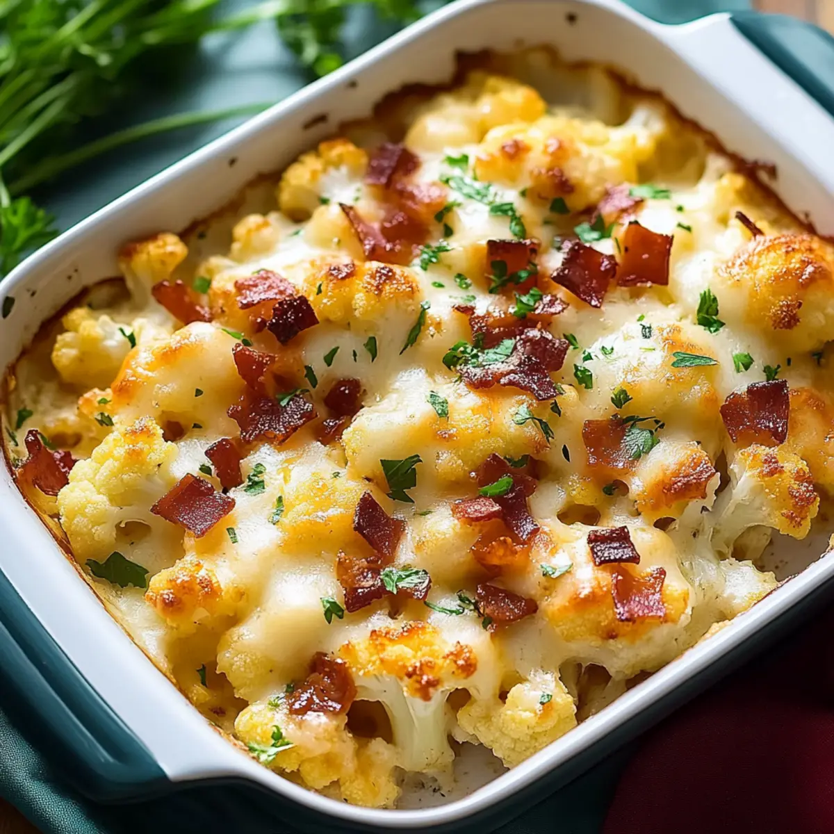 Loaded Cauliflower Casserole