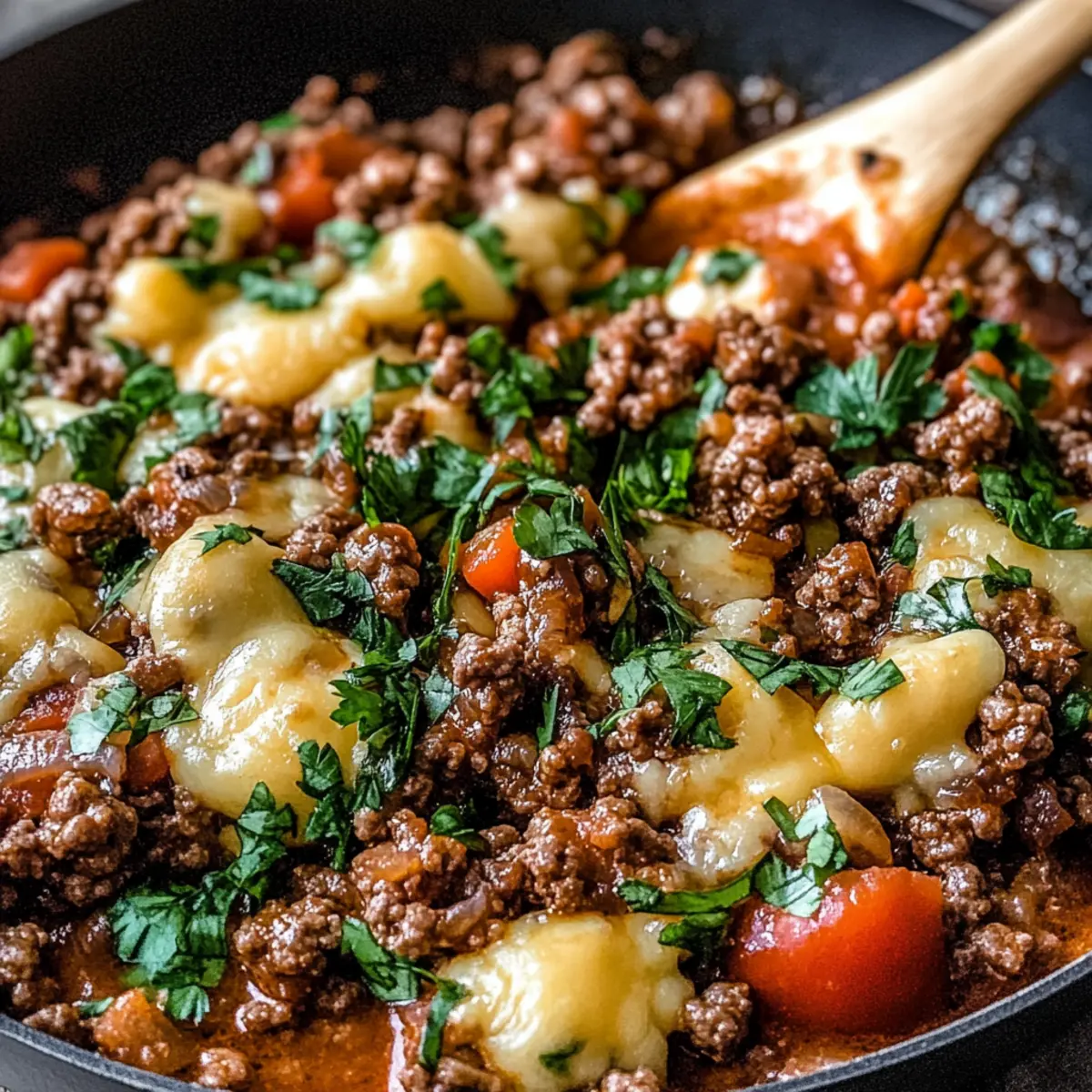 Low Carb Ground Beef Skillet