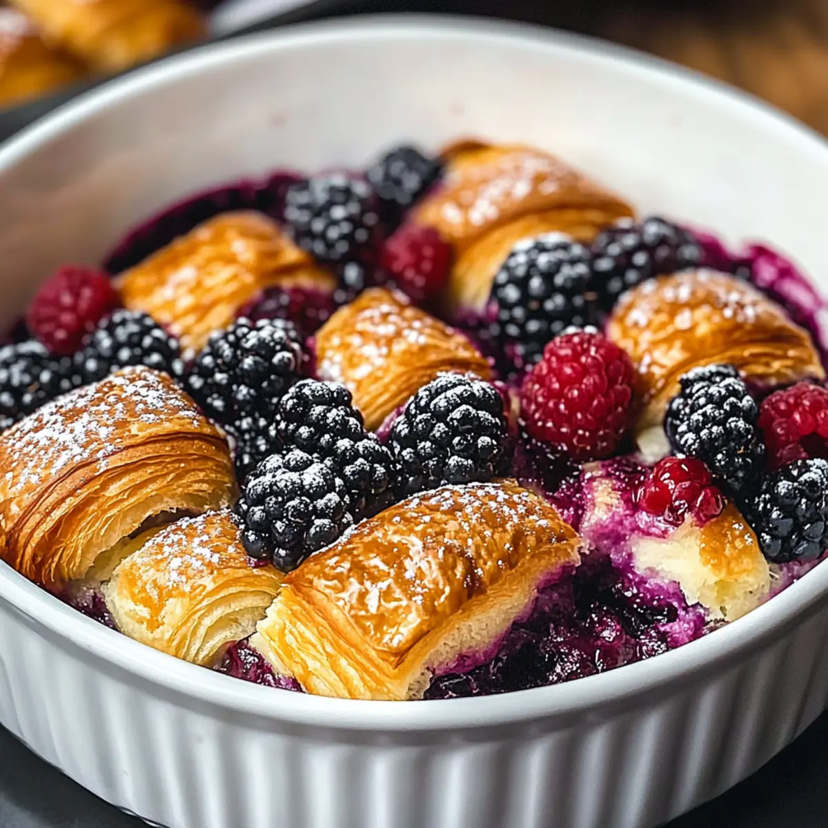 Berry Croissant Breakfast Bake