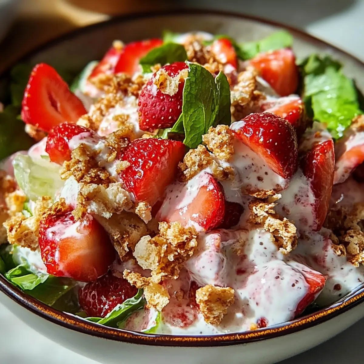 Strawberry Crackle Salad