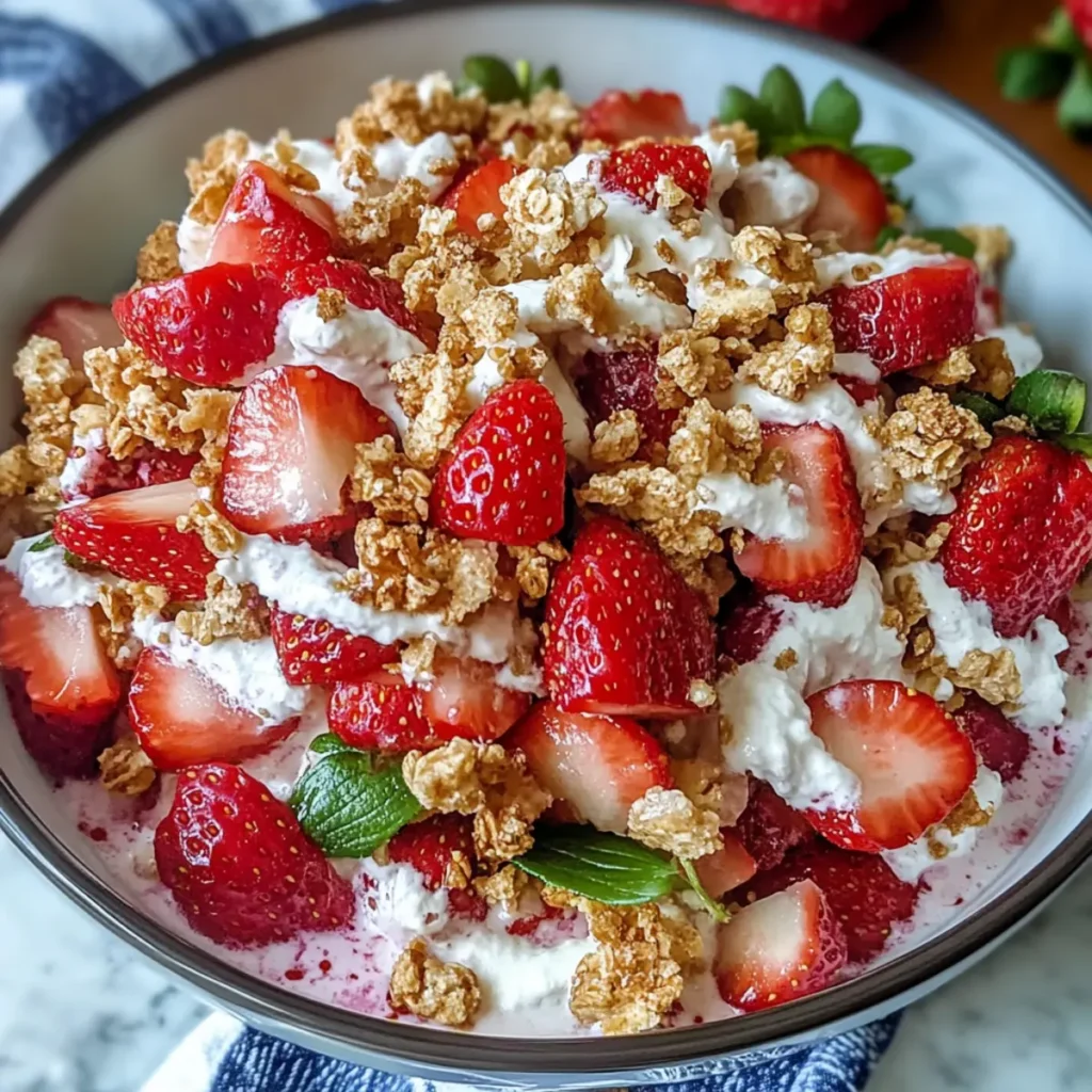 Strawberry Crackle Salad