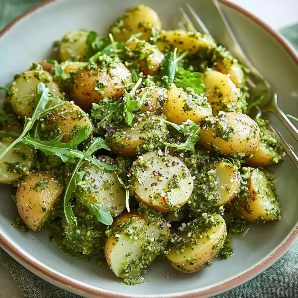 Arugula Pesto Potato Salad