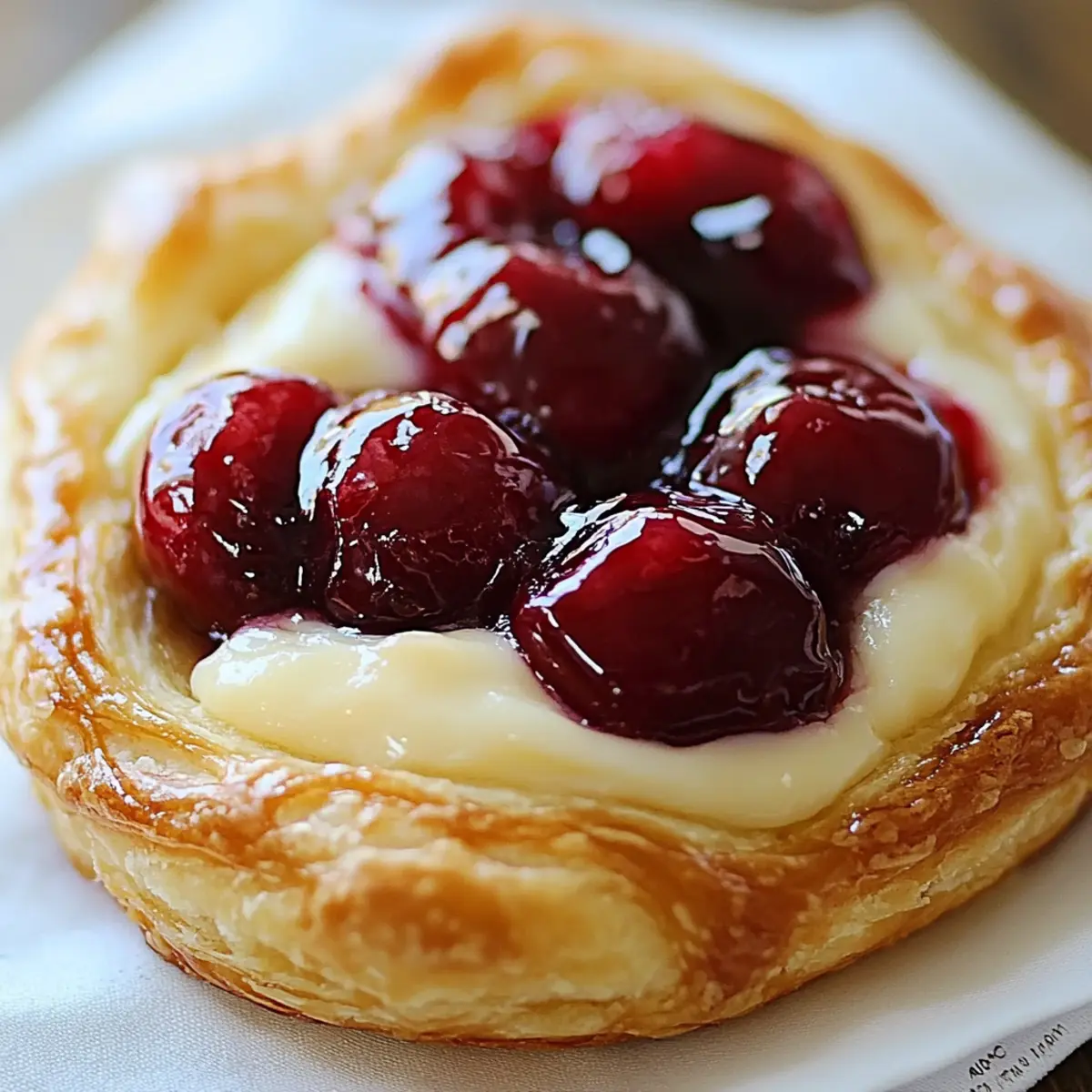 Cherry Cheese Danish