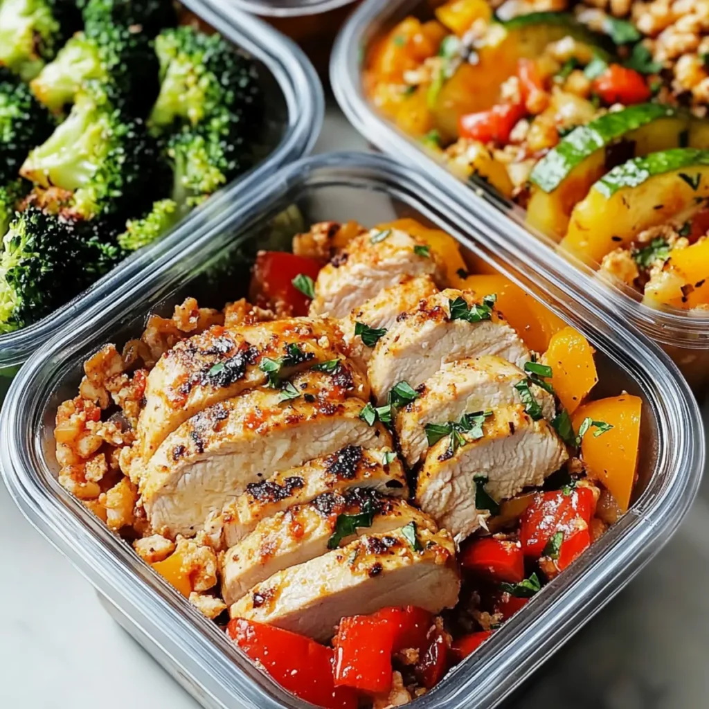 High Protein Low Calorie Meal Prep