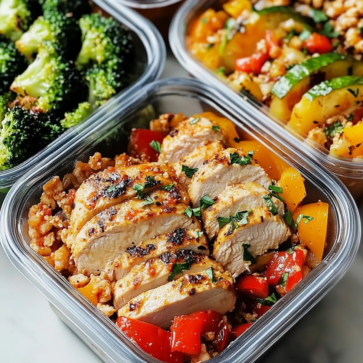 High Protein Low Calorie Meal Prep